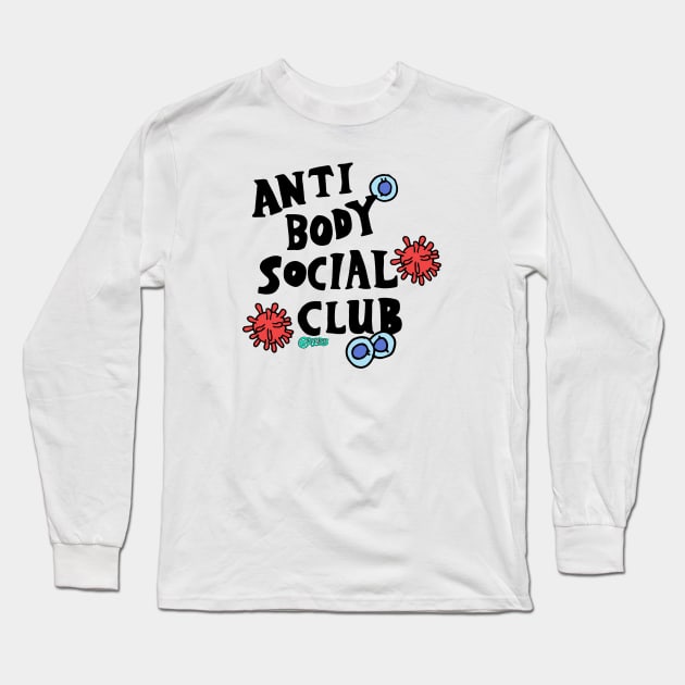 Anti Body Social Club Long Sleeve T-Shirt by GRIPLESS